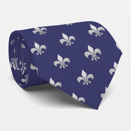 Cravate Fleur de Lis do-it-yourself Arrière - plan Couleur (Roulé)