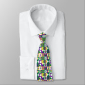 Cravate Fleur de Lis Mardi Gras (Attaché)