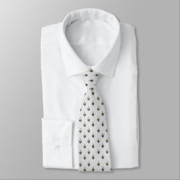 Cravate Fleur De Lis Pale Grey Classique