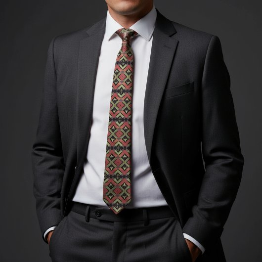 Cravate fleur de lotus