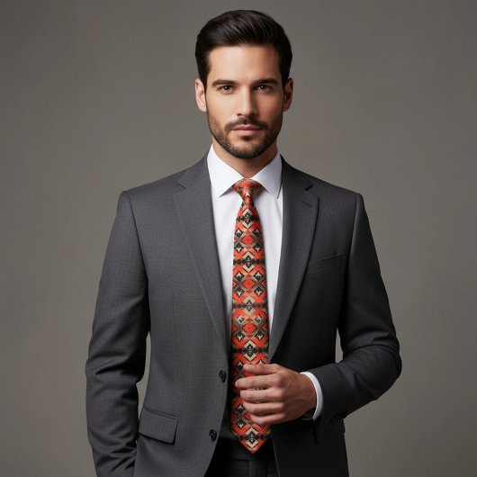 Cravate fleur de lotus