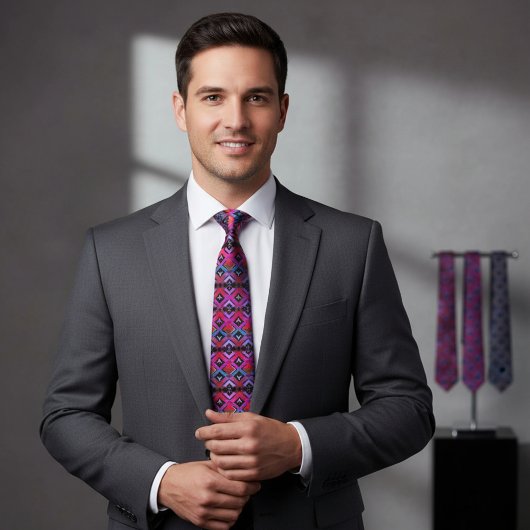 Cravate fleur de lotus