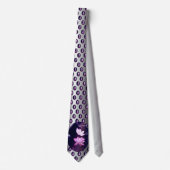 Cravate Fleur de Lotus en fleurs (Devant)