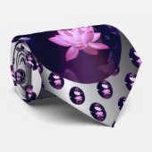 Cravate Fleur de Lotus en fleurs (Roulé)