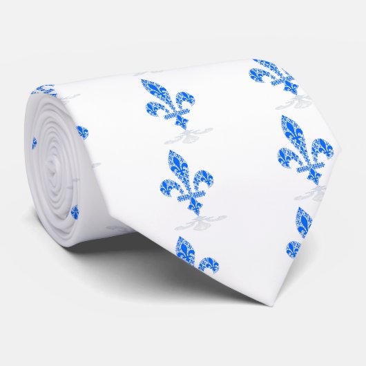 Cravate Fleur de lys (Roulé)