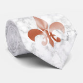 Cravate fleur de lys en marbre (Roulé)