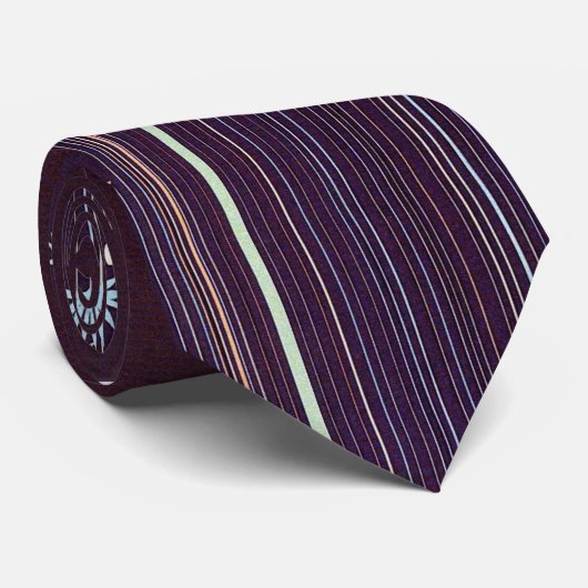 Cravate Fleur de minuit (Roulé)