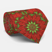 Cravate Fleur de Noël (Roulé)