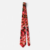 Cravate Fleur de Noël Poinsettia (Devant)