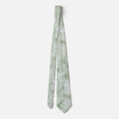 Cravate Fleur de Pâquerette Veloutée Vert Citron (Dos)