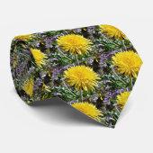 Cravate Fleur de pissenlit dans l'herbe (Roulé)