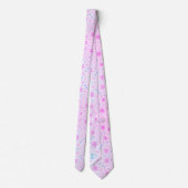 Cravate Fleur de printemps au pastel doux (Dos)