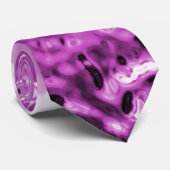 Cravate Fleur de verre violet (Roulé)