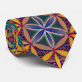 Cravate Fleur de vie Mandala (Roulé)