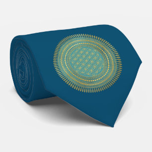 Cravate Fleur de Vie - Mandala Autochtone 1
