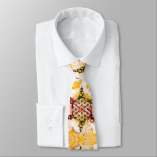 Cravate Fleur de Vie - Manières Colorées 4