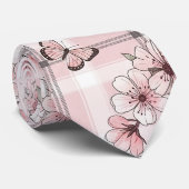 Cravate Fleur d'élégant papillon (2) (Roulé)