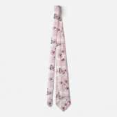 Cravate Fleur d'élégant papillon (2) (Dos)