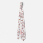 Cravate Fleur d'Élégant Papillon (7) (Dos)