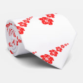 Cravate Fleur d'Hibiscus tropical (Roulé)