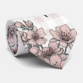 Cravate Fleur Élégante de Papillon (1) (Roulé)