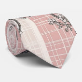 Cravate Fleur Élégante de Papillon (5) (Roulé)