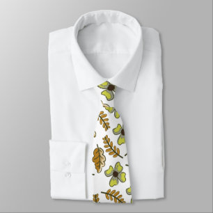 Cravate Fleur et feuille esthétiques