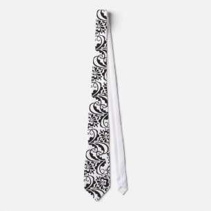 Cravate fleur folklorique