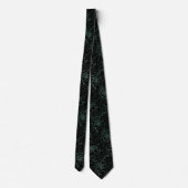 Cravate Fleur motif 2 tons 02.b.Black BG (Dos)
