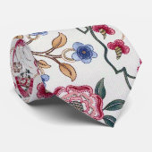 Cravate Fleur, Motif Floral, William Morris (Roulé)
