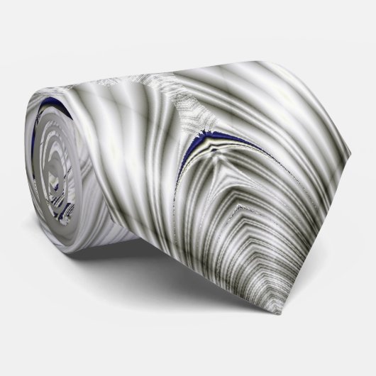 Cravate Fleur noire (Roulé)