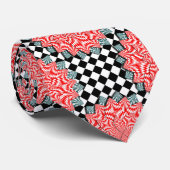 Cravate Fleur numérique par Kenneth Yoncich (Roulé)