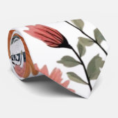 Cravate Fleur où vous êtes planté - Inspirationnel Floral (Roulé)