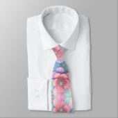 Cravate Fleur Pastel (Attaché)