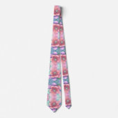 Cravate Fleur Pastel (Devant)