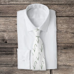 Cravate Fleur pastel botanique Snowdrop<br><div class="desc">Un cravate avec un motif de fleurs botaniques de neige illustration en couleurs pastel (Galanthus nivalis) sur un arrière - plan blanc : un cadeau parfait pour un amoureux des fleurs. C'est la fleur de naissance de janvier et la fleur de Capricorne.</div>