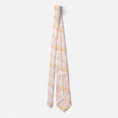 Cravate Fleur Pastel Envoûtante (Dos)