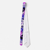 Cravate Fleur Retro Drôle (Dos)