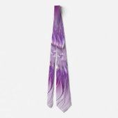 Cravate Fleur Rose Violet Passion Abstraite Art Fractal (Dos)