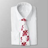 CRAVATE FLEUR ROUGE DE LISE (Attaché)