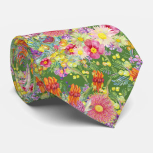 Cravate Fleur sauvage australien