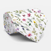 Cravate Fleur sauvage Boho (Roulé)