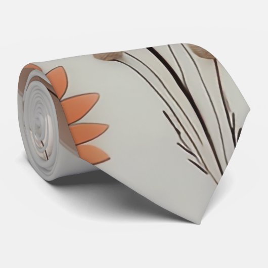 Cravate Fleur sauvage Boho (Roulé)