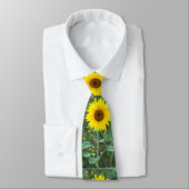 Cravate Fleur sauvage de fleurs de tournesol (Attaché)