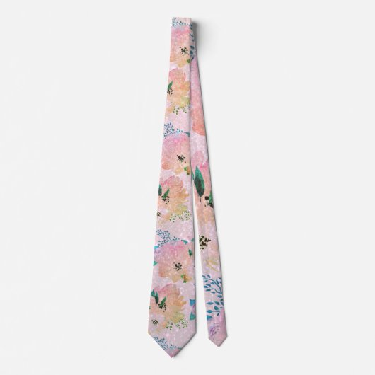 Cravate Fleur Vintage (Devant)