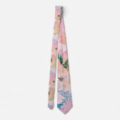 Cravate Fleur Vintage (Dos)