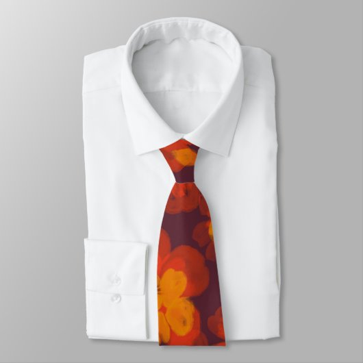 Cravate Fleurs (Attaché)
