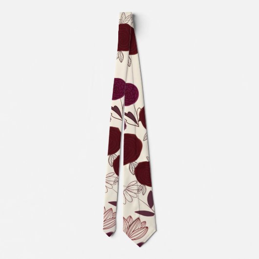 Cravate Fleurs (Dos)