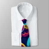 Cravate Fleurs 3D et Hills Rainbow Motif (Attaché)