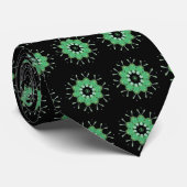Cravate fleurs 4c Tie #2 (Roulé)